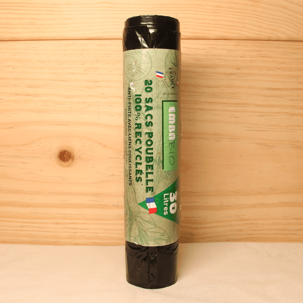 Sacs Poubelle 100% recyclés - 30L - 20pc Relais Vert vrac-zero-dechet-ecolo-montaudran
