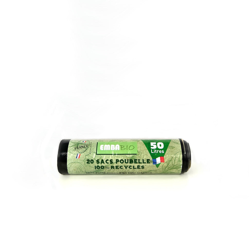 Sacs Poubelle 100% recyclés - 50L - 20pc Relais Vert vrac-zero-dechet-ecolo-montaudran