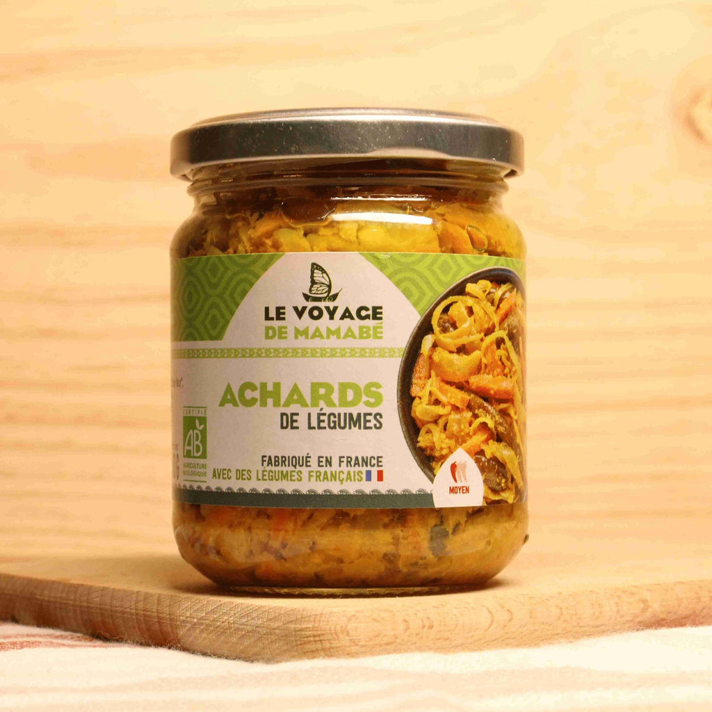 Achards de légumes BIO - 200g Le voyage de Mamabé vrac-zero-dechet-ecolo-montaudran