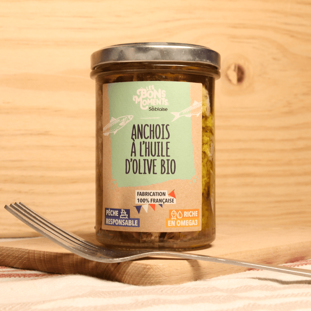 Anchois MSC à l’huile d’olive - 120g net égoutté Les Bons Moments vrac-zero-dechet-ecolo-montaudran