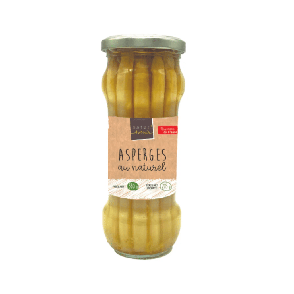 Asperges blanches origine France BIO - 205g net égoutté Natur'Avenir vrac-zero-dechet-ecolo-montaudran