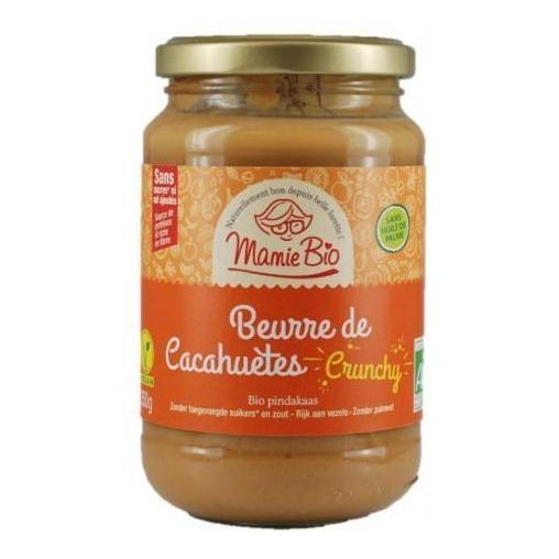 Beurre de cacahuètes crunchy BIO - 350g Mamie Bio vrac-zero-dechet-ecolo-montaudran