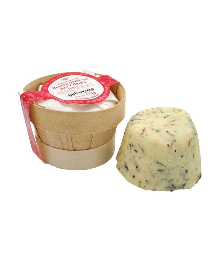 Beurre demi-sel aux fleurs - 125g Beillevaire vrac-zero-dechet-ecolo-montaudran