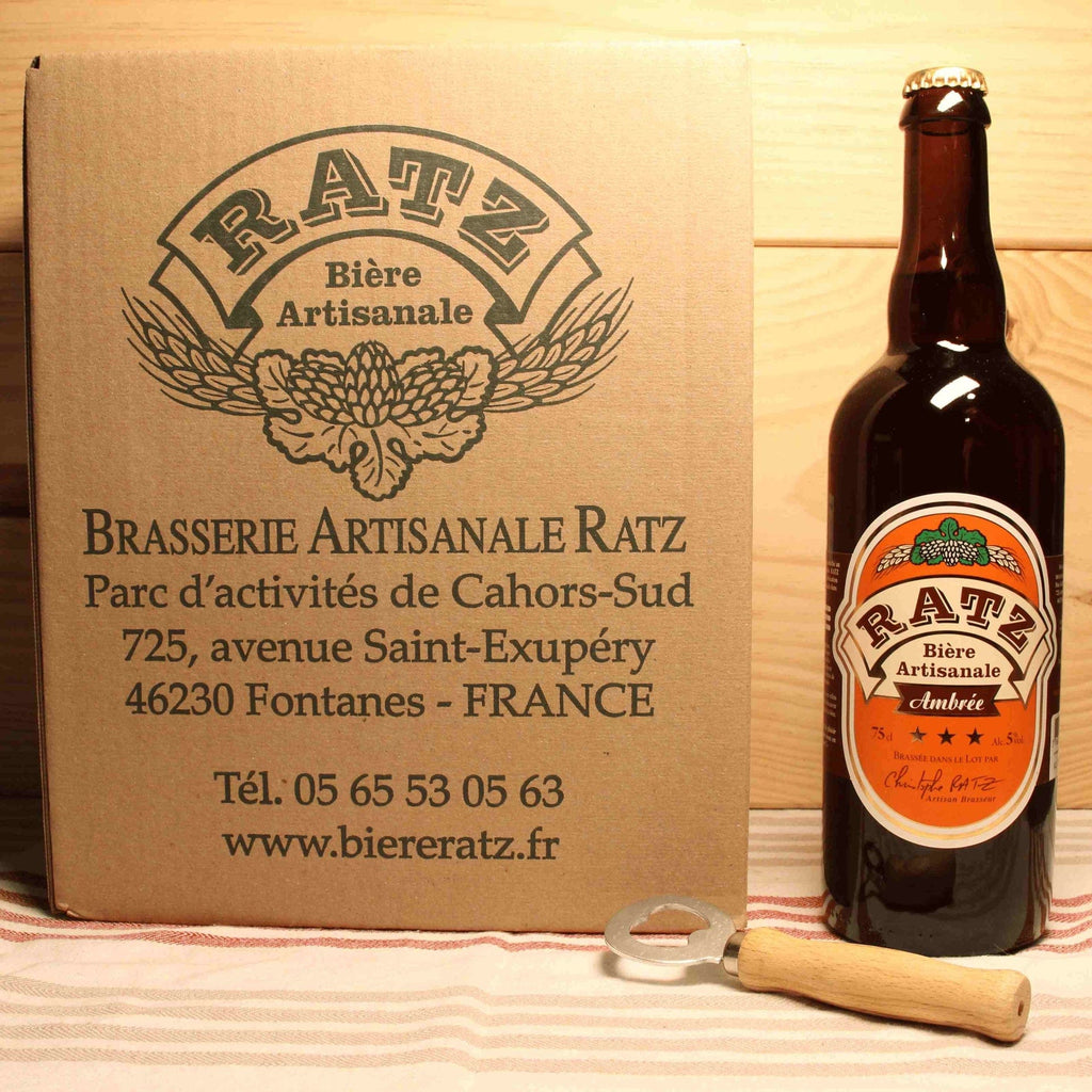 Bière ambrée - Ratz - Pack 6 x 75cl Ratz vrac-zero-dechet-ecolo-montaudran