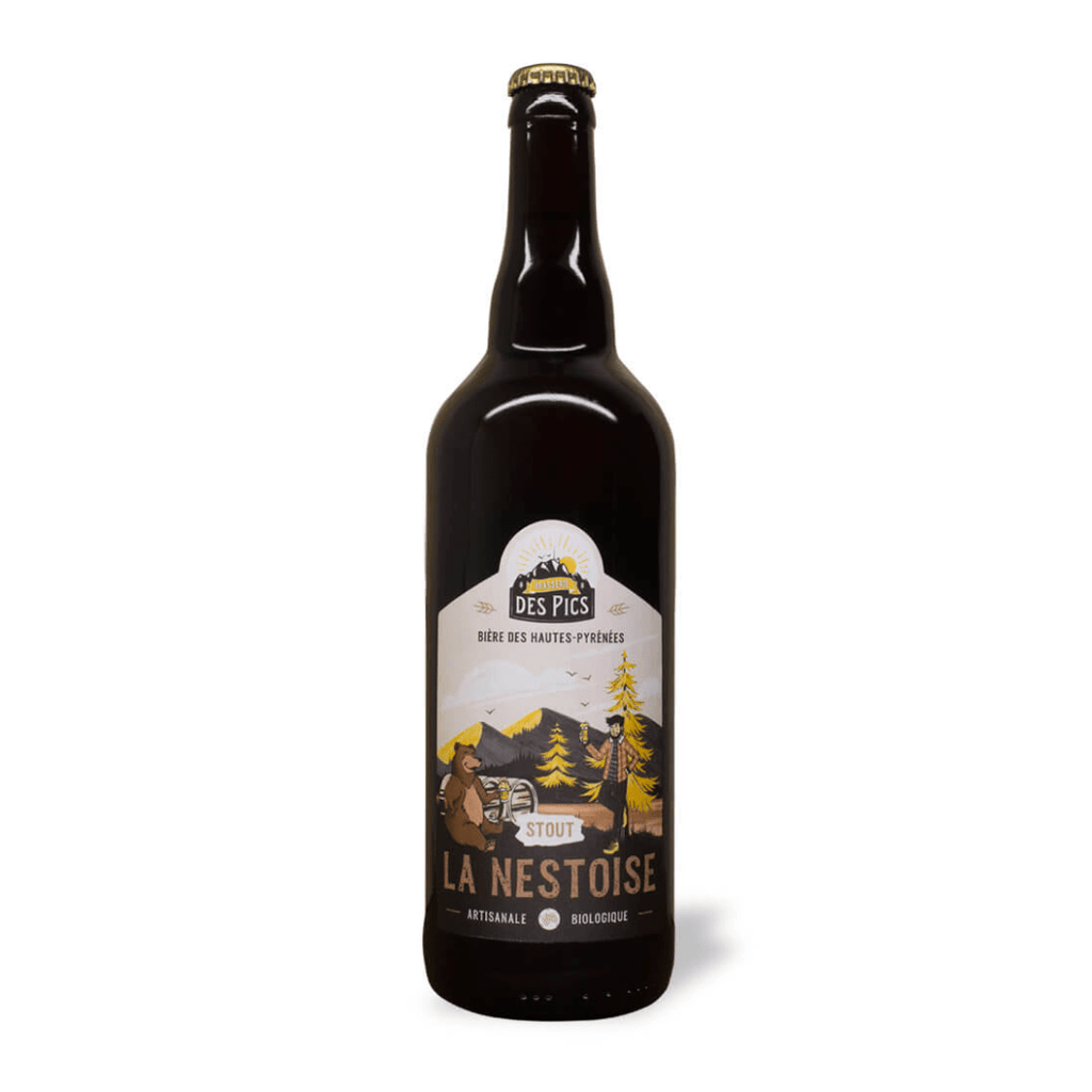 Bière stout - La Nestoise BIO - 75cl - ANTIGASPI Brasserie des pics vrac-zero-dechet-ecolo-montaudran