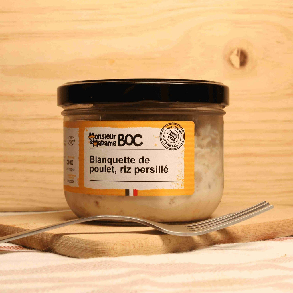 Blanquette de Poulet, Riz persillé - 300g La Centrale du Bocal vrac-zero-dechet-ecolo-montaudran