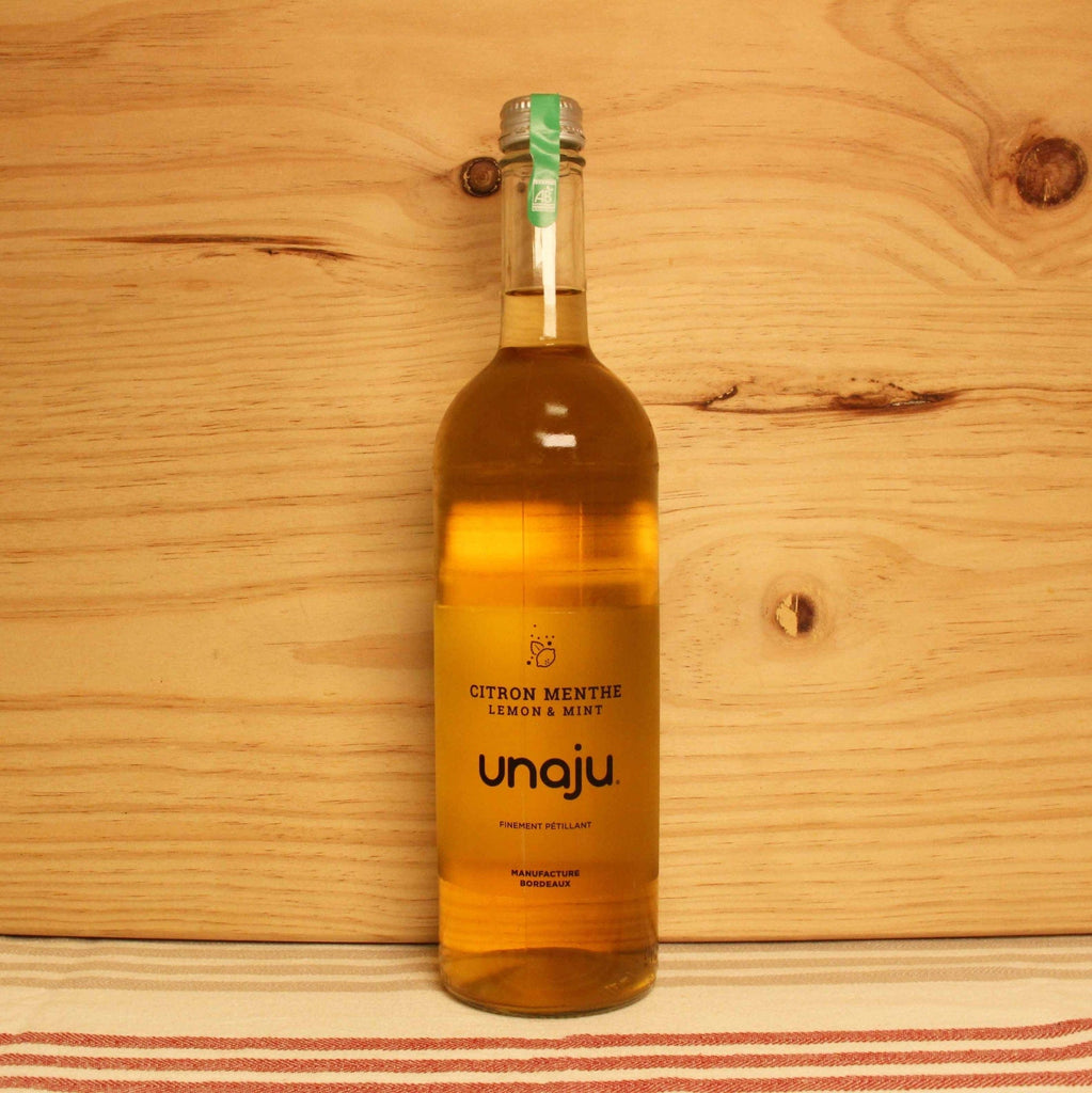 Boisson pétillante Citron Menthe BIO - 75cl Unaju vrac-zero-dechet-ecolo-montaudran