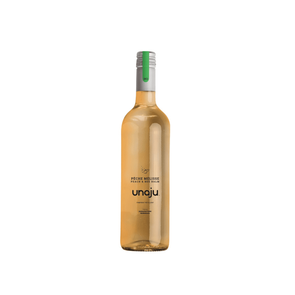Boisson pétillante Pêche Mélisse BIO - 75cl Unaju vrac-zero-dechet-ecolo-montaudran