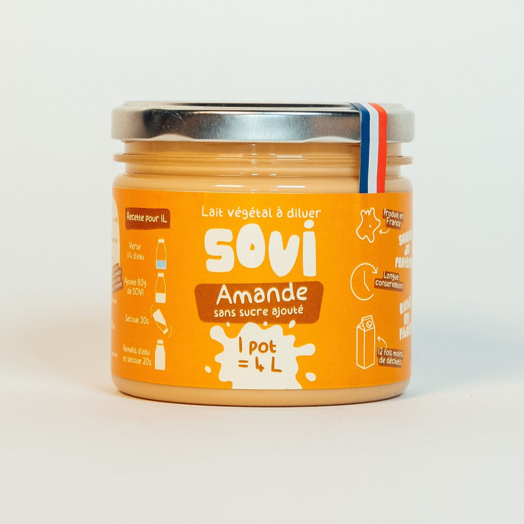Boisson végétale amande BIO - 1 pot de 320g = 4L Sovi vrac-zero-dechet-ecolo-montaudran