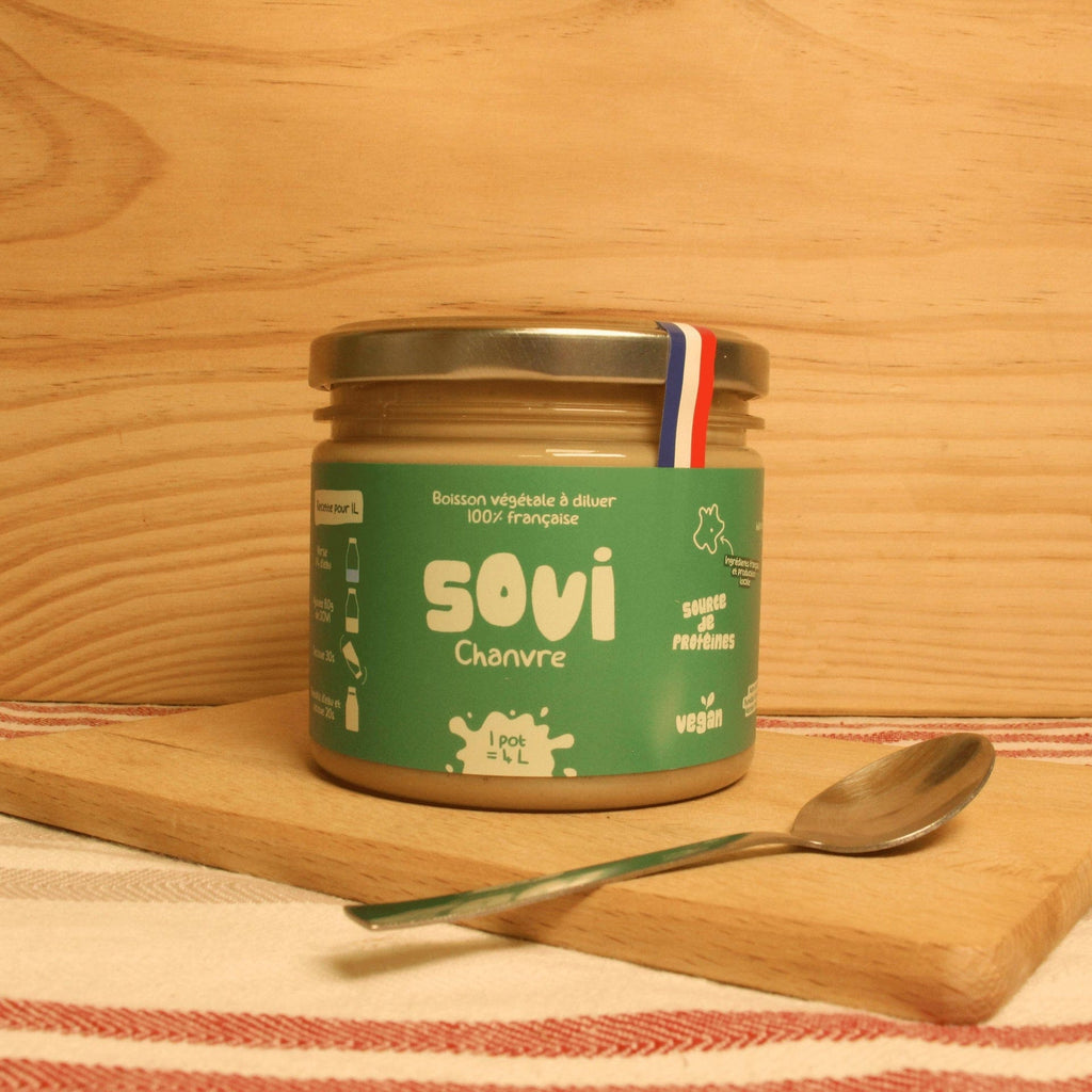 Boisson végétale chanvre BIO - 1 pot de 320g = 4L Sovi vrac-zero-dechet-ecolo-montaudran