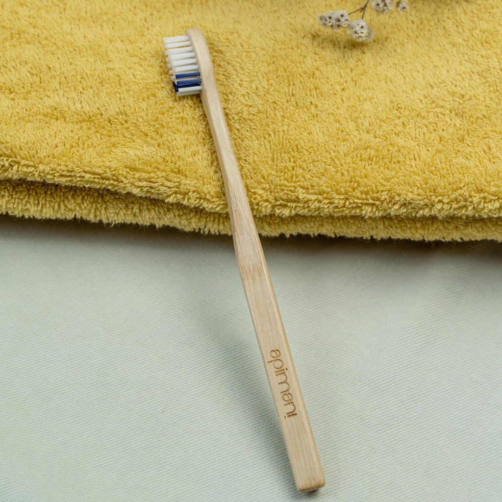 Brosse à dents en bois - Adulte - Médium Apimani vrac-zero-dechet-ecolo-montaudran