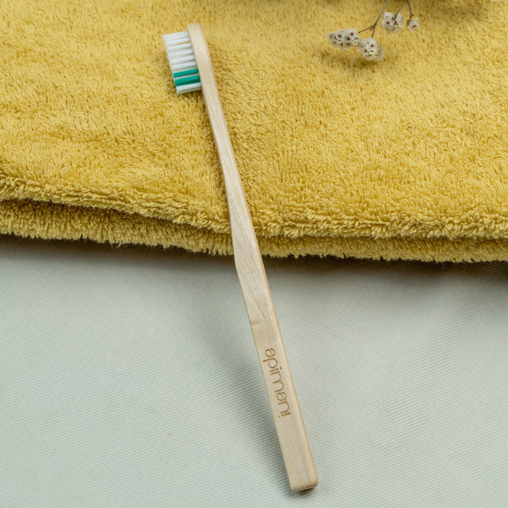 Brosse à dents en bois - Adulte - Souple Apimani vrac-zero-dechet-ecolo-montaudran