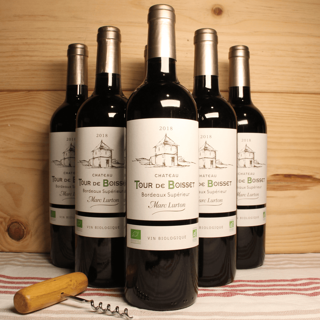 CAISSE de 6 vins rouges BIO - Château Tour de Boisset - AOC Bordeaux Supérieur 2018 - 75cl Château Tour de Boisset vrac-zero-dechet-ecolo-montaudran