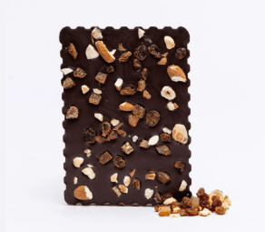 Carrés chocolat noir fruits secs et confits - 100g BOVETTI Chocolatier vrac-zero-dechet-ecolo-montaudran