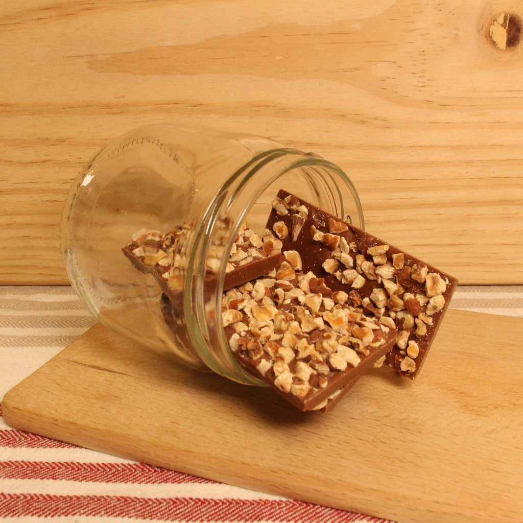 Carrés de chocolat au lait 44% noisette - 100g BOVETTI Chocolatier vrac-zero-dechet-ecolo-montaudran
