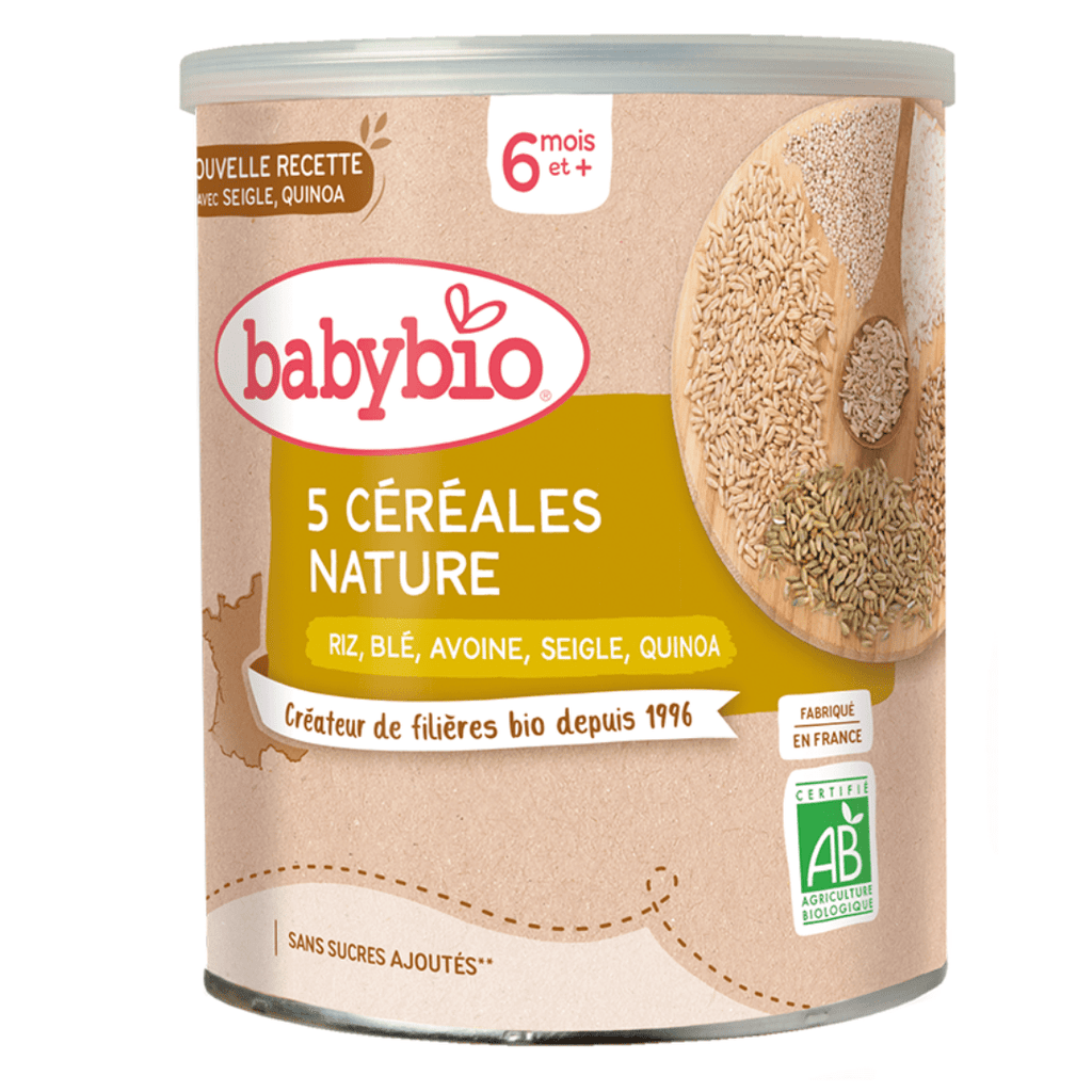 Céréales Nature BIO - dès 6 mois - 220g Baby Bio vrac-zero-dechet-ecolo-montaudran