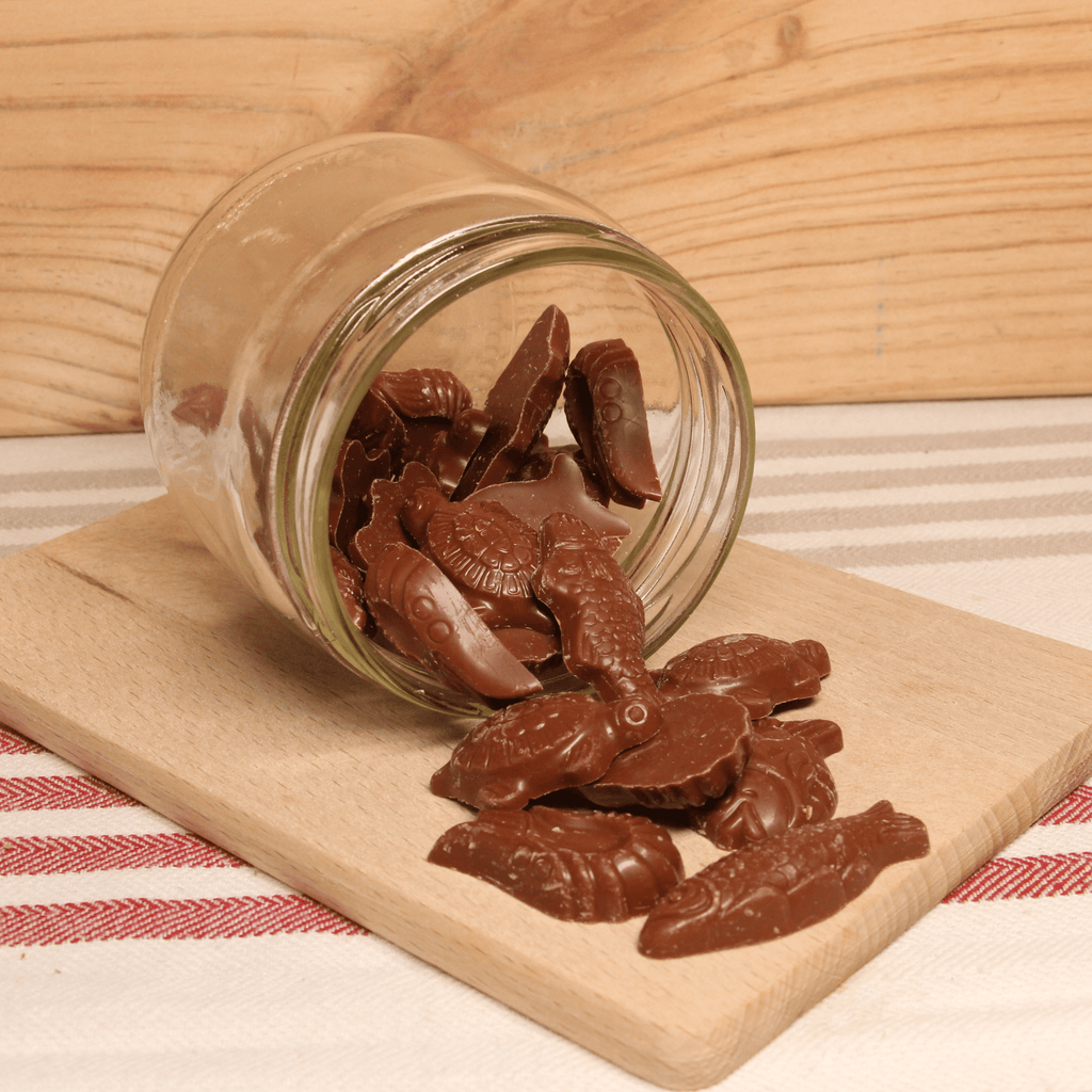 Chocolat au lait de Pâques friture - 100g  Maison Schaal vrac-zero-dechet-ecolo-montaudran