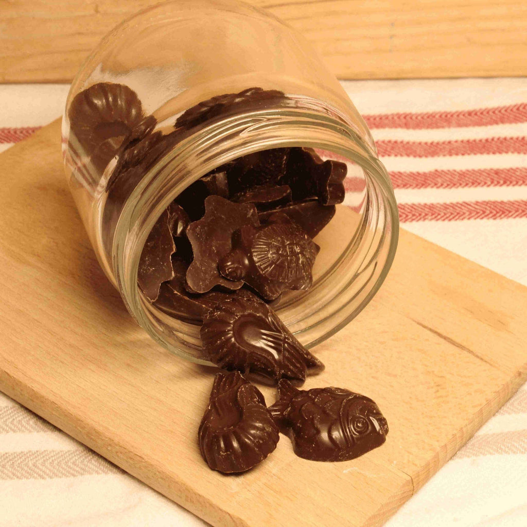 Chocolat de Pâques friture noir 70% cacao - 100g BOVETTI Chocolatier vrac-zero-dechet-ecolo-montaudran