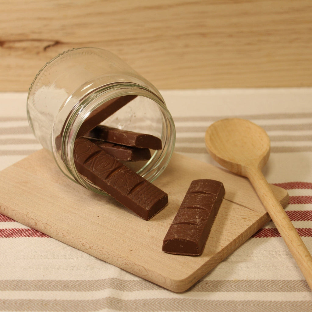 Chokobar chocolat au lait et cœur lacté BIO - 5 pièces - 100g - ANTIGASPI Belledonne vrac-zero-dechet-ecolo-montaudran