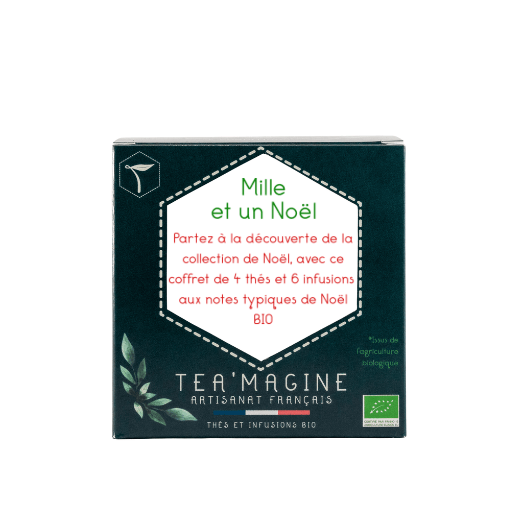 Coffret Mille et un noël - 10 infusettes de thé/infusion Tea'Magine vrac-zero-dechet-ecolo-montaudran