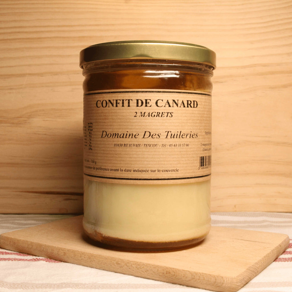 Confit 2 magrets de canard - 750g Domaine des Tuileries vrac-zero-dechet-ecolo-montaudran