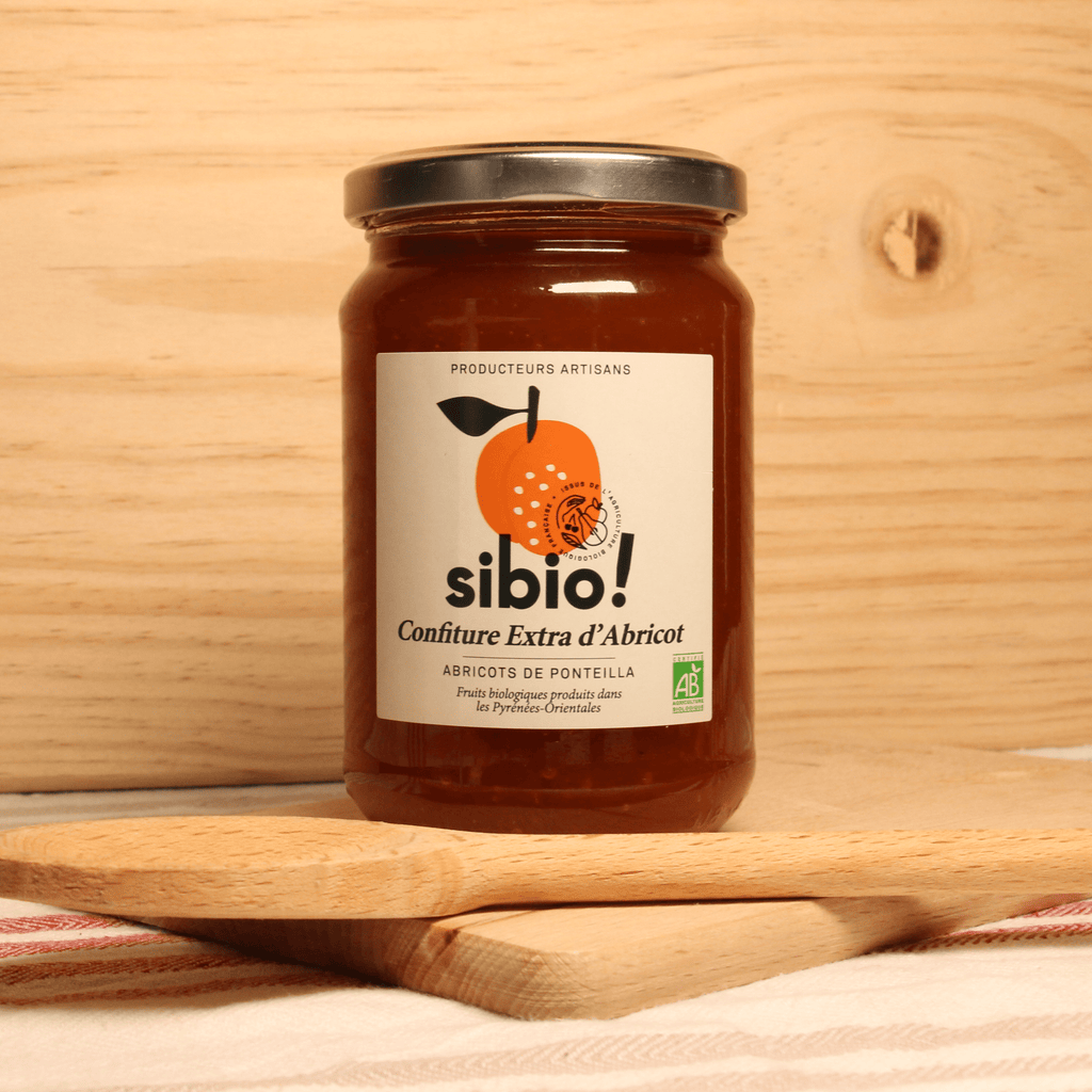 Confiture d'abricot de Ponteilla BIO - 360g Sibio vrac-zero-dechet-ecolo-montaudran