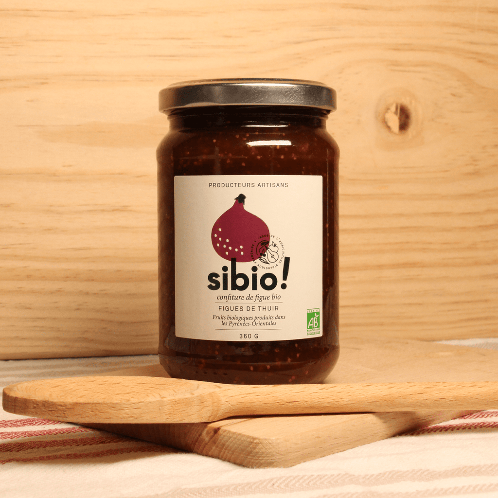 Confiture de figue de Thuir BIO - 360g Sibio vrac-zero-dechet-ecolo-montaudran