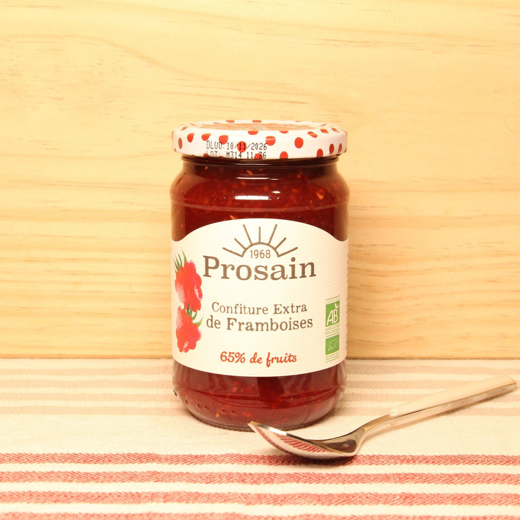 Confiture de Framboises extra BIO - 350g Prosain vrac-zero-dechet-ecolo-montaudran