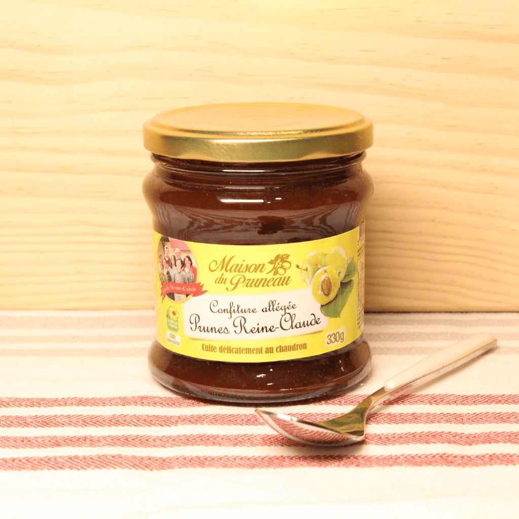 Confiture de prune Reine Claude allégée - 330g La Maison du Pruneau vrac-zero-dechet-ecolo-montaudran