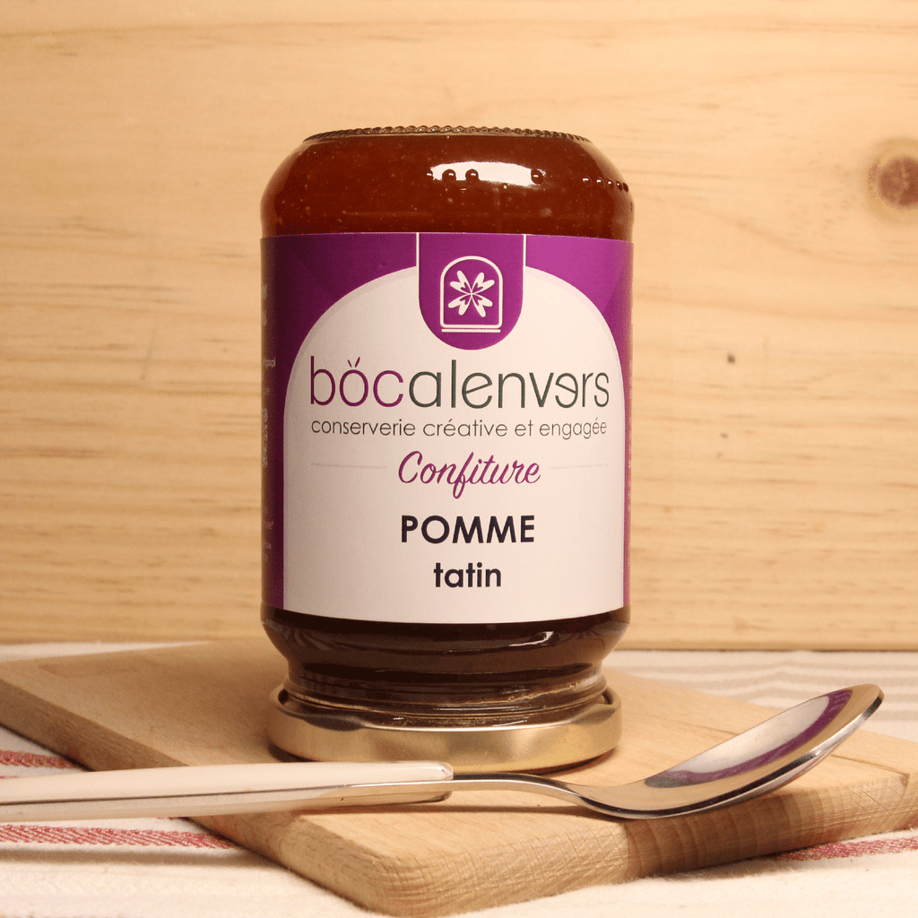 Confiture Pomme Tatin - 340g Bocalenvers vrac-zero-dechet-ecolo-montaudran