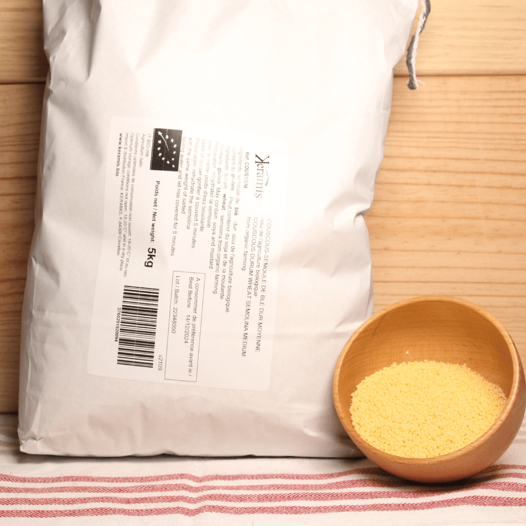 Couscous moyen blanc BIO - 5kg Les Biolonistes vrac-zero-dechet-ecolo-montaudran