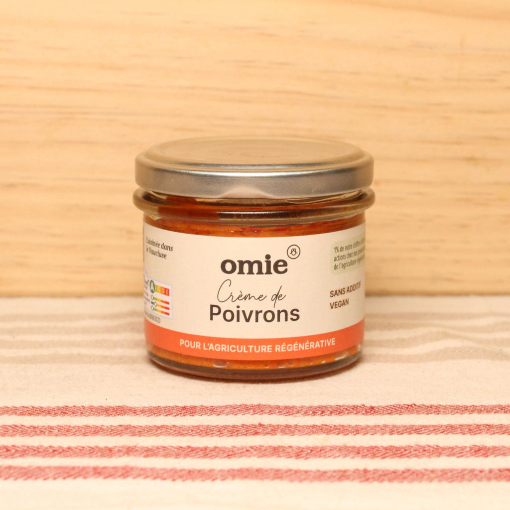 Crème de poivrons - 90g Omie vrac-zero-dechet-ecolo-montaudran