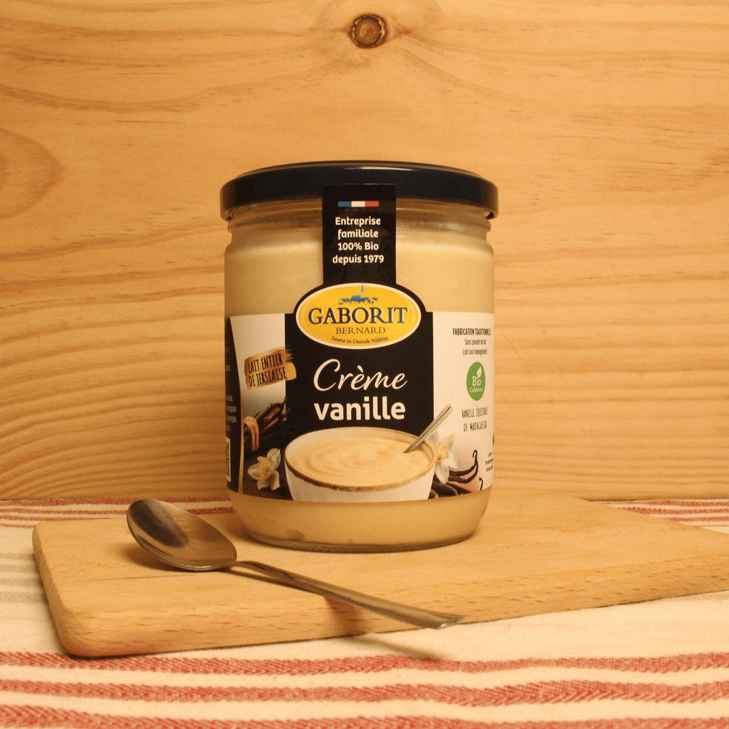 Crème dessert vanille BIO - 400g Bernard GABORIT vrac-zero-dechet-ecolo-montaudran
