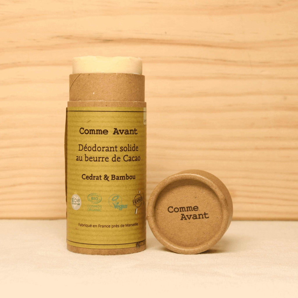 Déodorant solide au beurre de cacao - Cédrat & Bambou - 60g Comme Avant vrac-zero-dechet-ecolo-montaudran