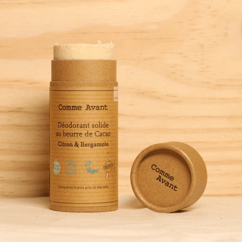 Déodorant solide au beurre de cacao - Citron & Bergamote - 60g Comme Avant vrac-zero-dechet-ecolo-montaudran