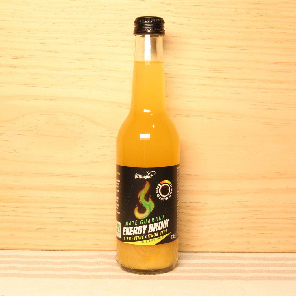 Energy Drink BIO - Clémentine Citron vert - 33cl Vitamont vrac-zero-dechet-ecolo-montaudran