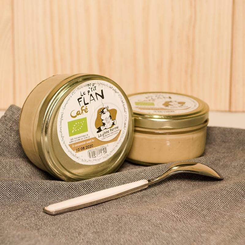Flan des gourmands café BIO - 160g La p'tite ferme vrac-zero-dechet-ecolo-montaudran
