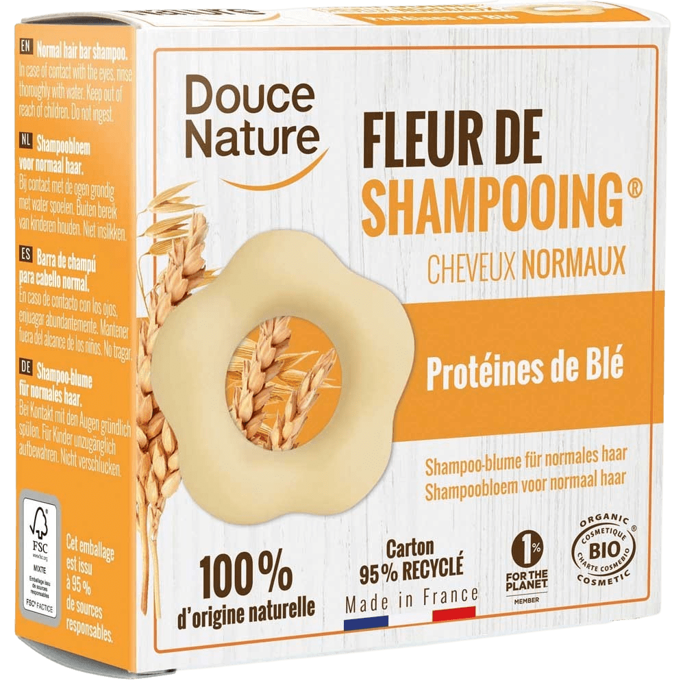 Fleur de shampoing BIO pour cheveux normaux - 85g Ekibio vrac-zero-dechet-ecolo-montaudran