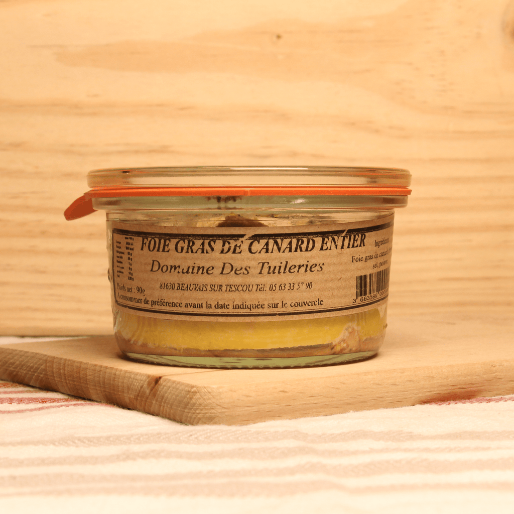 Foie gras de canard gras - 90g Domaine des Tuileries vrac-zero-dechet-ecolo-montaudran