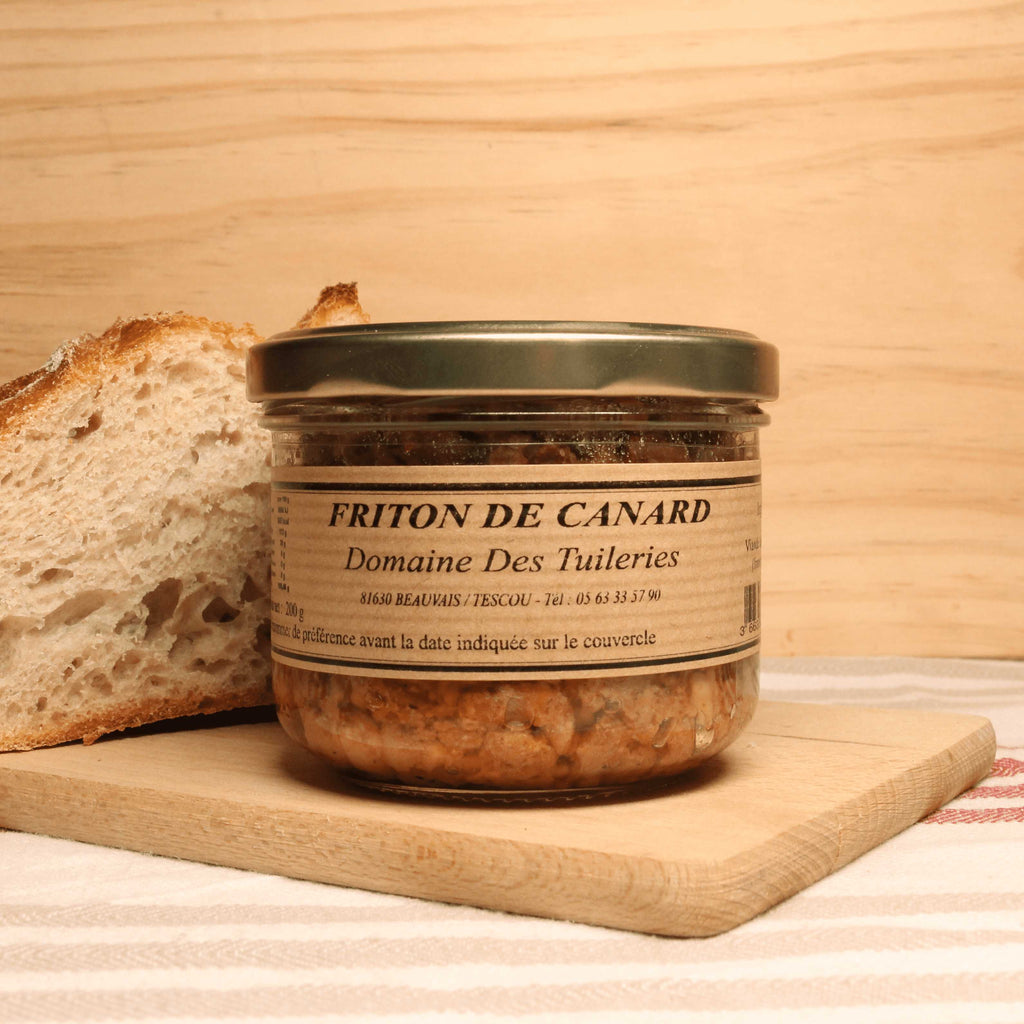 Fritons de canard gras - 200g Domaine des Tuileries vrac-zero-dechet-ecolo-montaudran