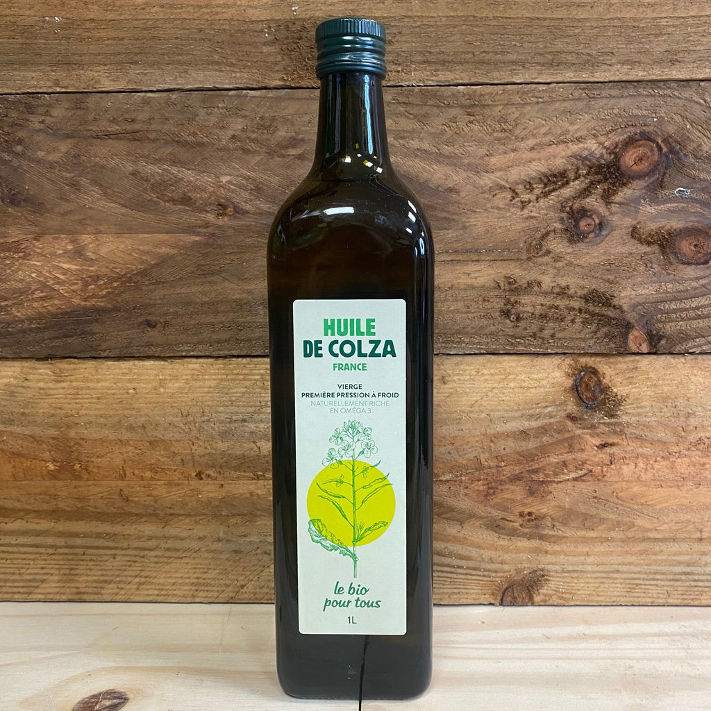 Huile de colza vierge BIO - 1L Le bio pour tous vrac-zero-dechet-ecolo-montaudran