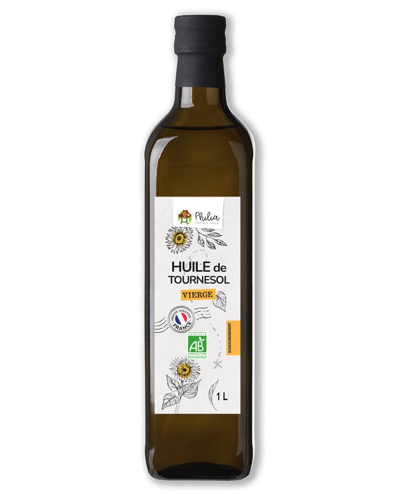 Huile de Tournesol Vierge France BIO - 1L Philia vrac-zero-dechet-ecolo-montaudran