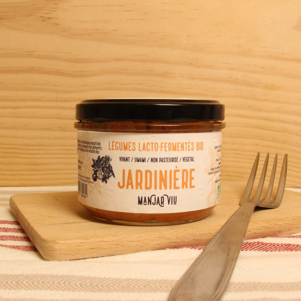 Jardinière de légumes lactofermentés BIO - 220g Manjar Viu vrac-zero-dechet-ecolo-montaudran