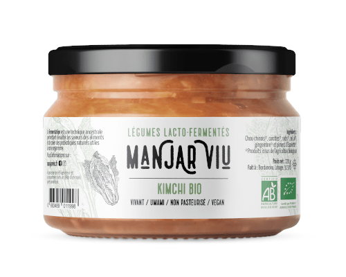 Kimchi BIO - 220g Manjar Viu vrac-zero-dechet-ecolo-montaudran