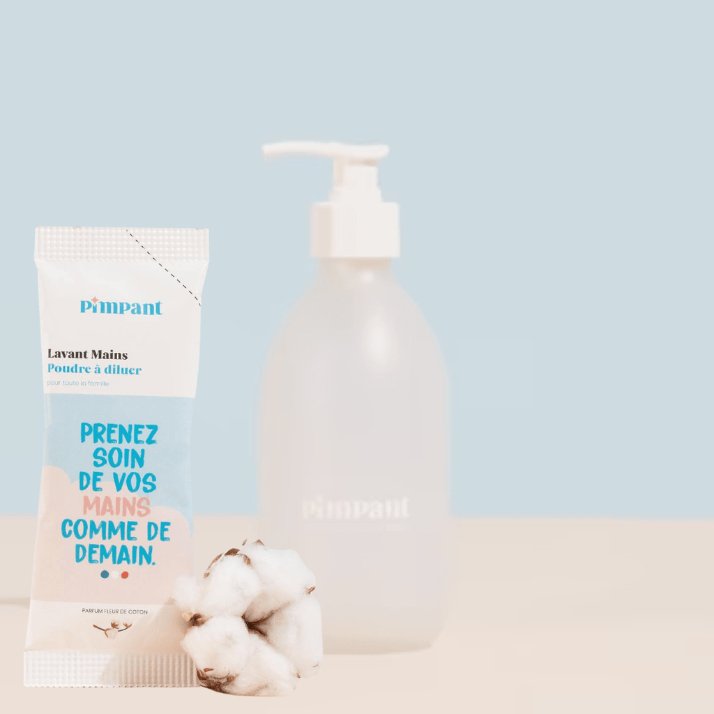 Kit Gel Lavant Mains Fleur De Coton - 300ml Pimpant vrac-zero-dechet-ecolo-montaudran