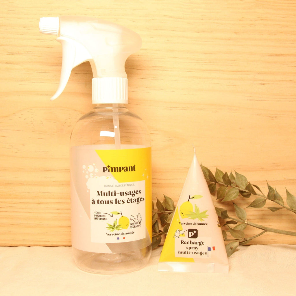 Kit spray "multi-usages" - 500mL Pimpant vrac-zero-dechet-ecolo-montaudran