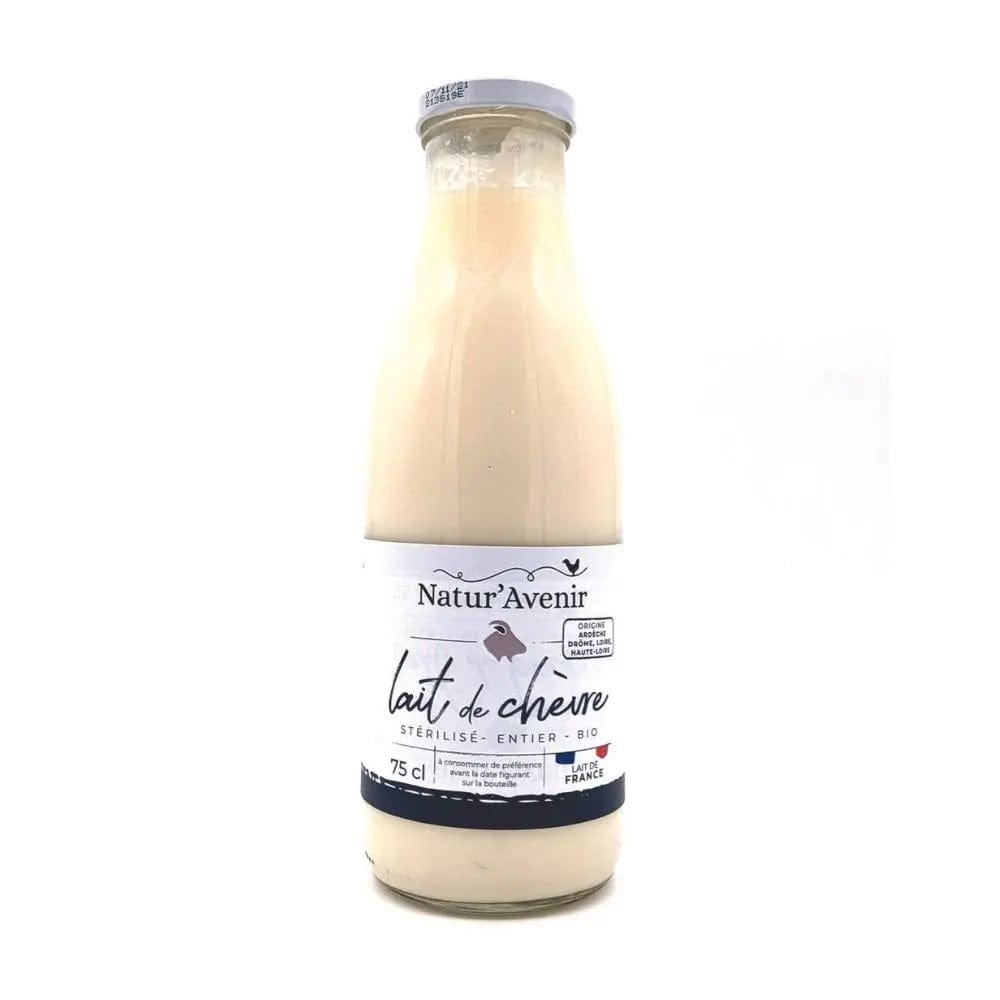 Lait de chèvre entier stérilisé BIO - bouteille verre 75cl - ANTIGASPI Natur'Avenir vrac-zero-dechet-ecolo-montaudran