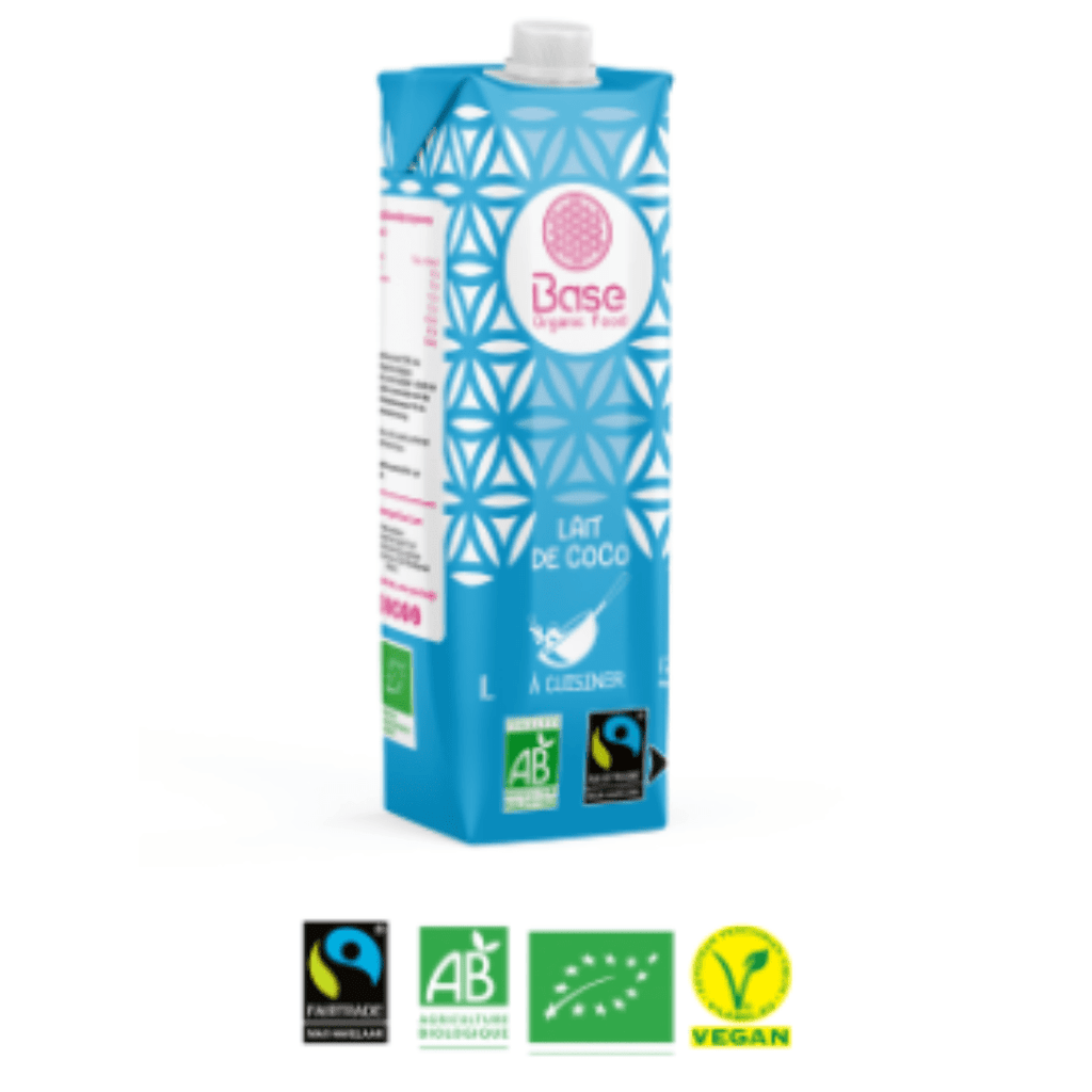 Lait de Coco 17% Bio & Équitable - 1L Base Organic Food vrac-zero-dechet-ecolo-montaudran