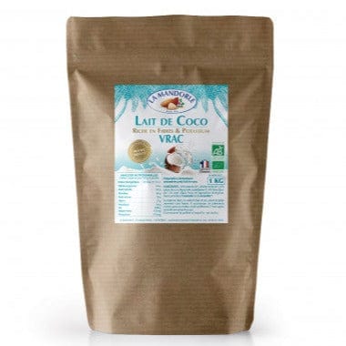 Lait de coco à reconstituer BIO - 1kg La Mandorle vrac-zero-dechet-ecolo-montaudran