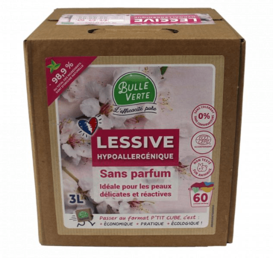 Lessive hypoallergénique écologique - BIB 3L Bulle Verte vrac-zero-dechet-ecolo-montaudran